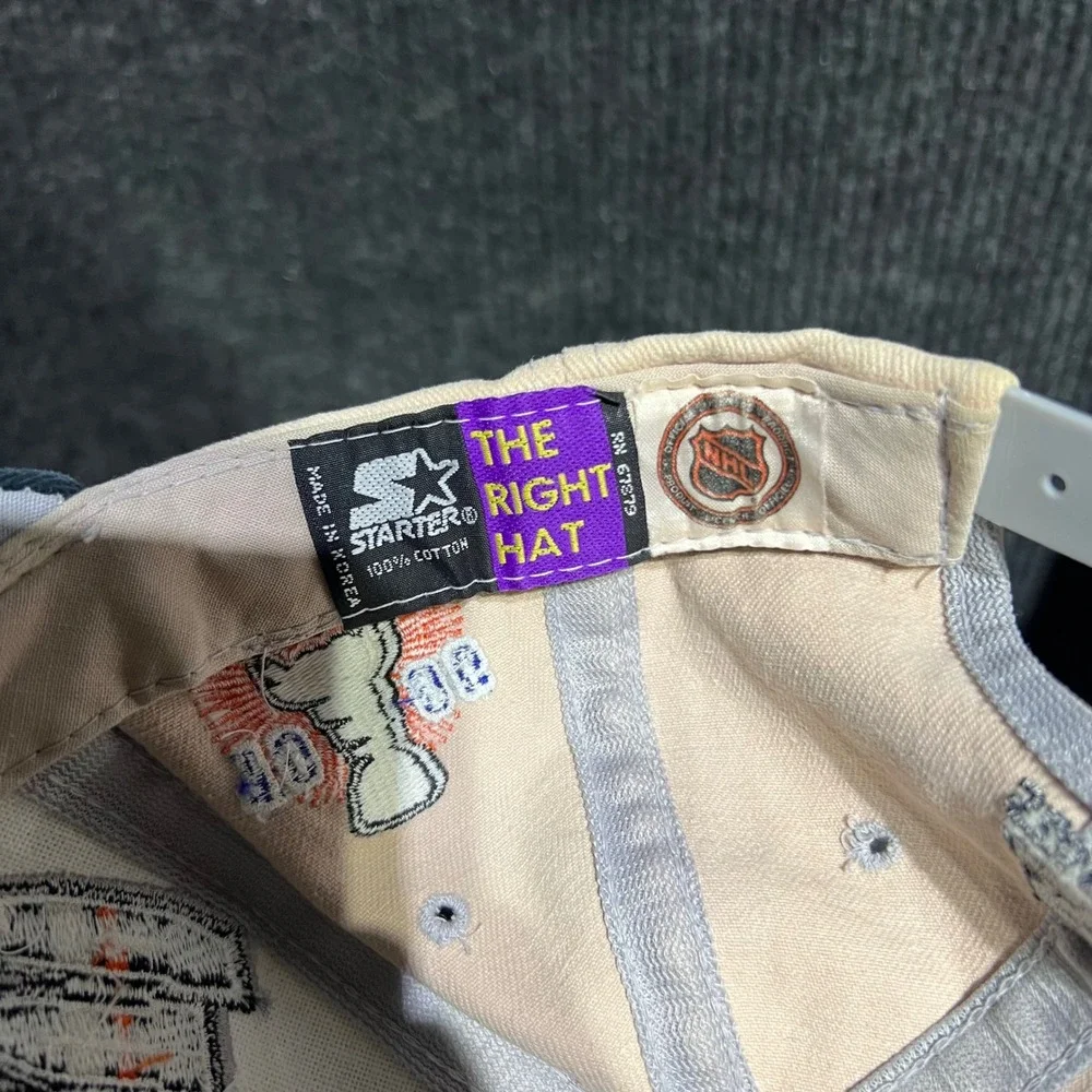 Vintage Starter Hat Snapback Mens OSFA Beige 1996 Stanley Cup Champions NHL Cap